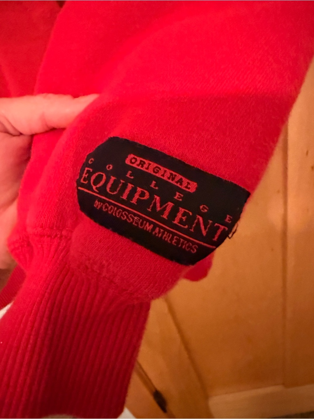 SCSU Red Hooded Pullover Sweatshirt - Picture 4 of 7